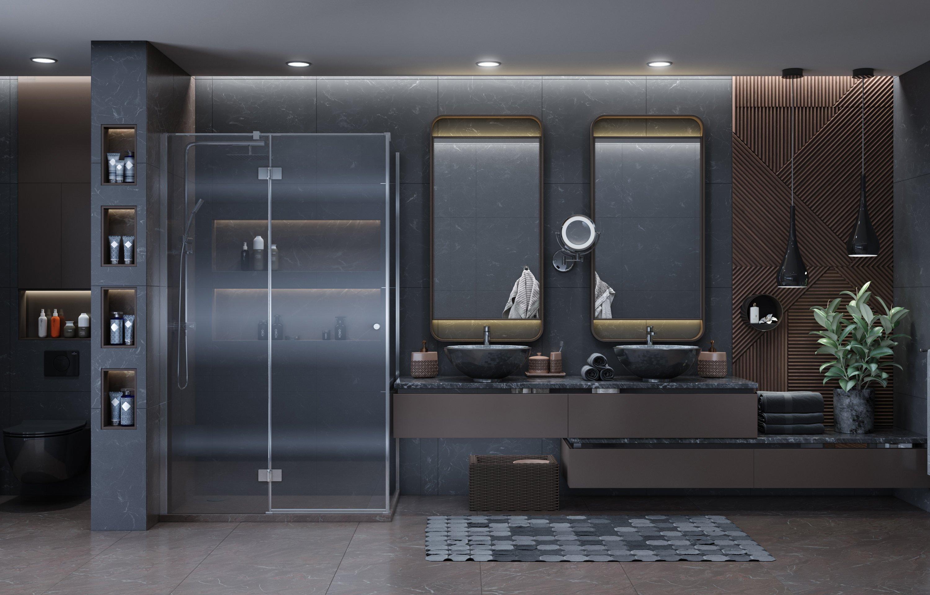 Душевое ограждение Ambassador Diamond 12011104L (1200x800x2000), 1 место - Вид №2