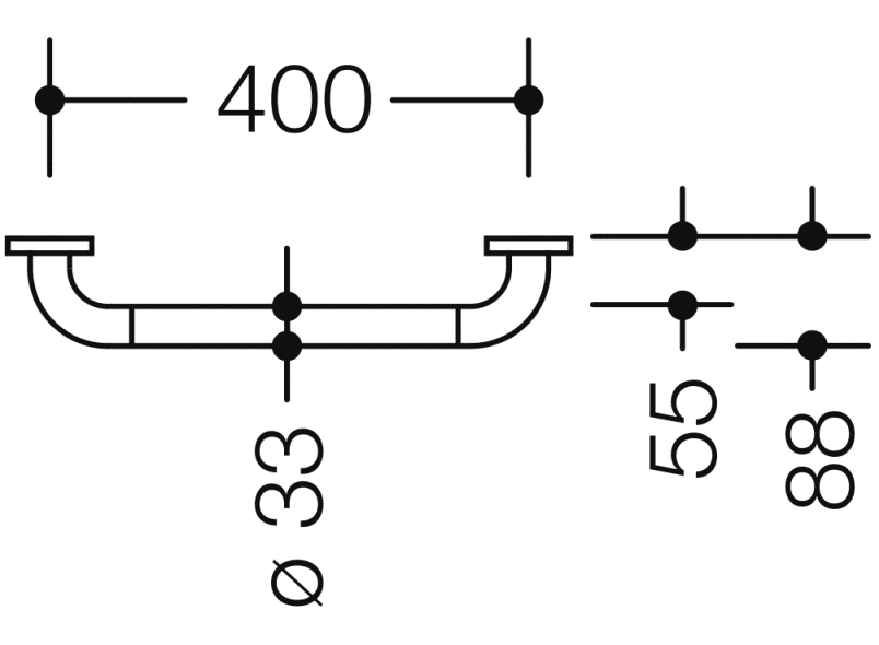 801.36D110 ручка для захвата HEWI HEWI active+  - Вид №1