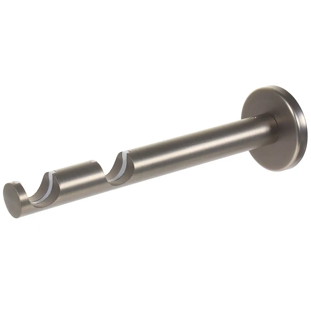 Держатель двухрядный с пластиковой вставкой 13/18 см цвет титан ORBIS STLM-2152760