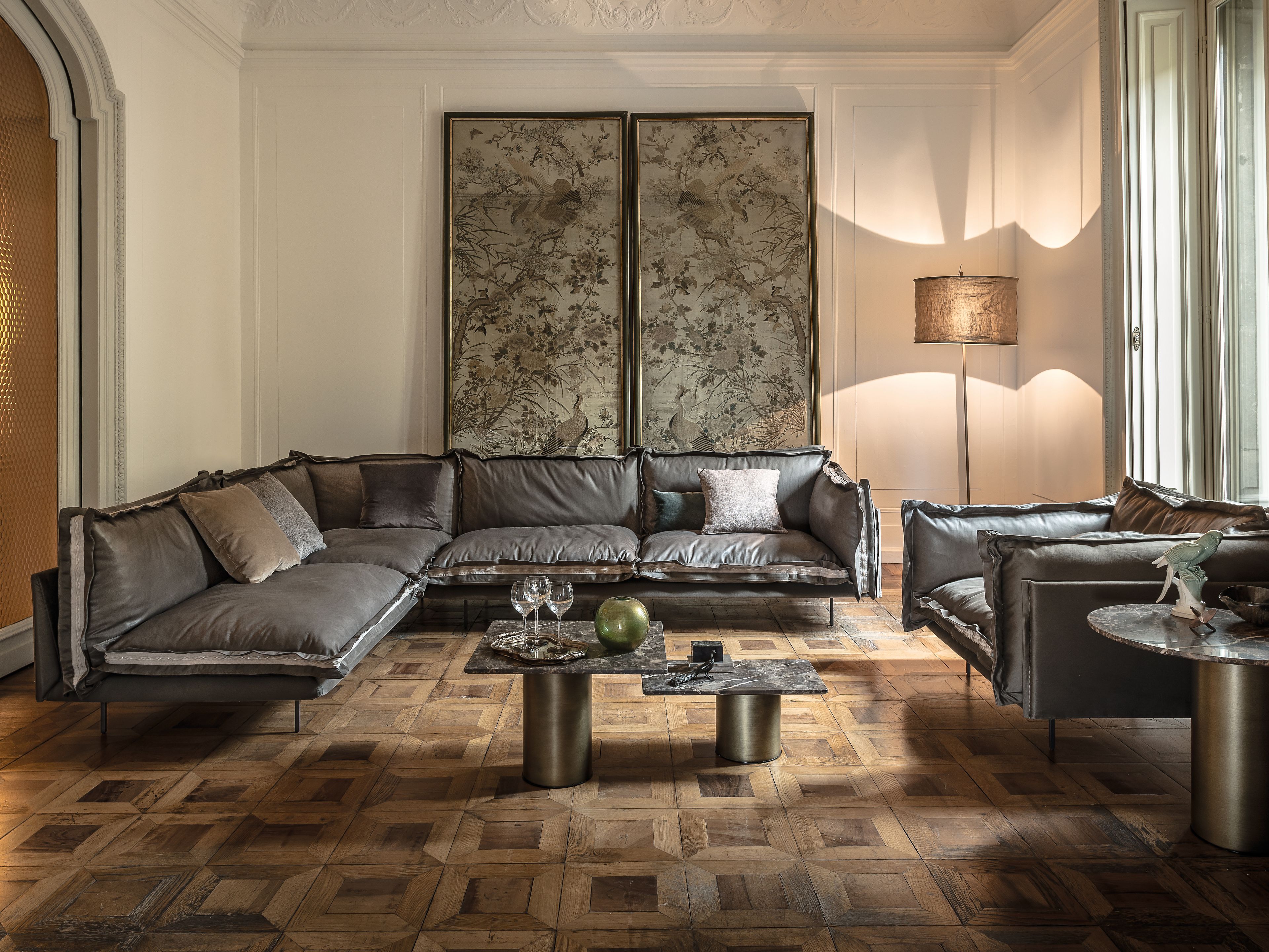 Кожаный модульный диван Arketipo Auto-Reverse ARCH-00031284 - Вид №1