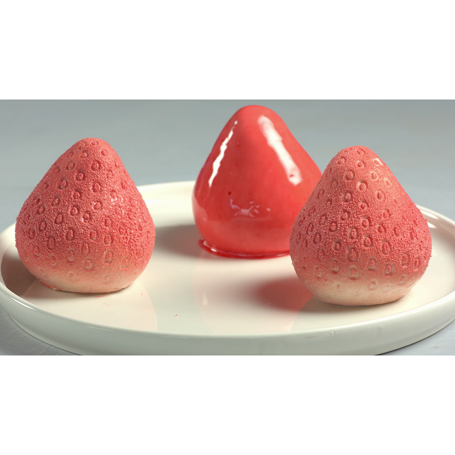 26.267.13.0065 Форма для приготовления пирожных fragole e panna силиконовая Silikomart  - Вид №3