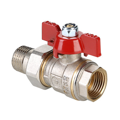 S.227.07 Кран шаровой ENOLGAS BASIC с полусгоном Valtec 1 1/4" 