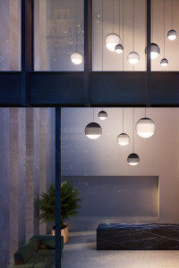 086142 Люстра 30 - 24V зеленая длинный шнур Marset Dipping Light