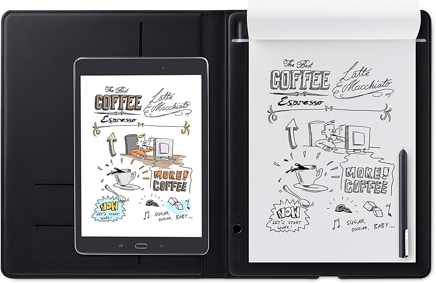 CDS-810G Bamboo folio large Wacom Santreyd  - Вид №3