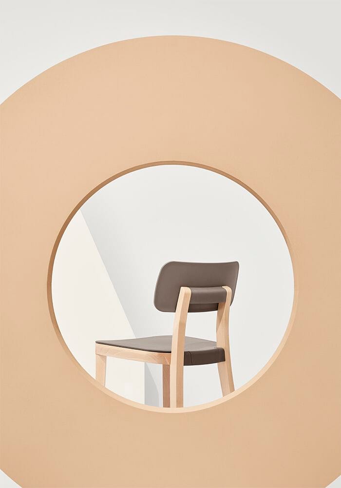 Высокий стул из дерева и полипропилена со спинкой Infiniti Porta Venezia ARCH-00129754 - Вид №7