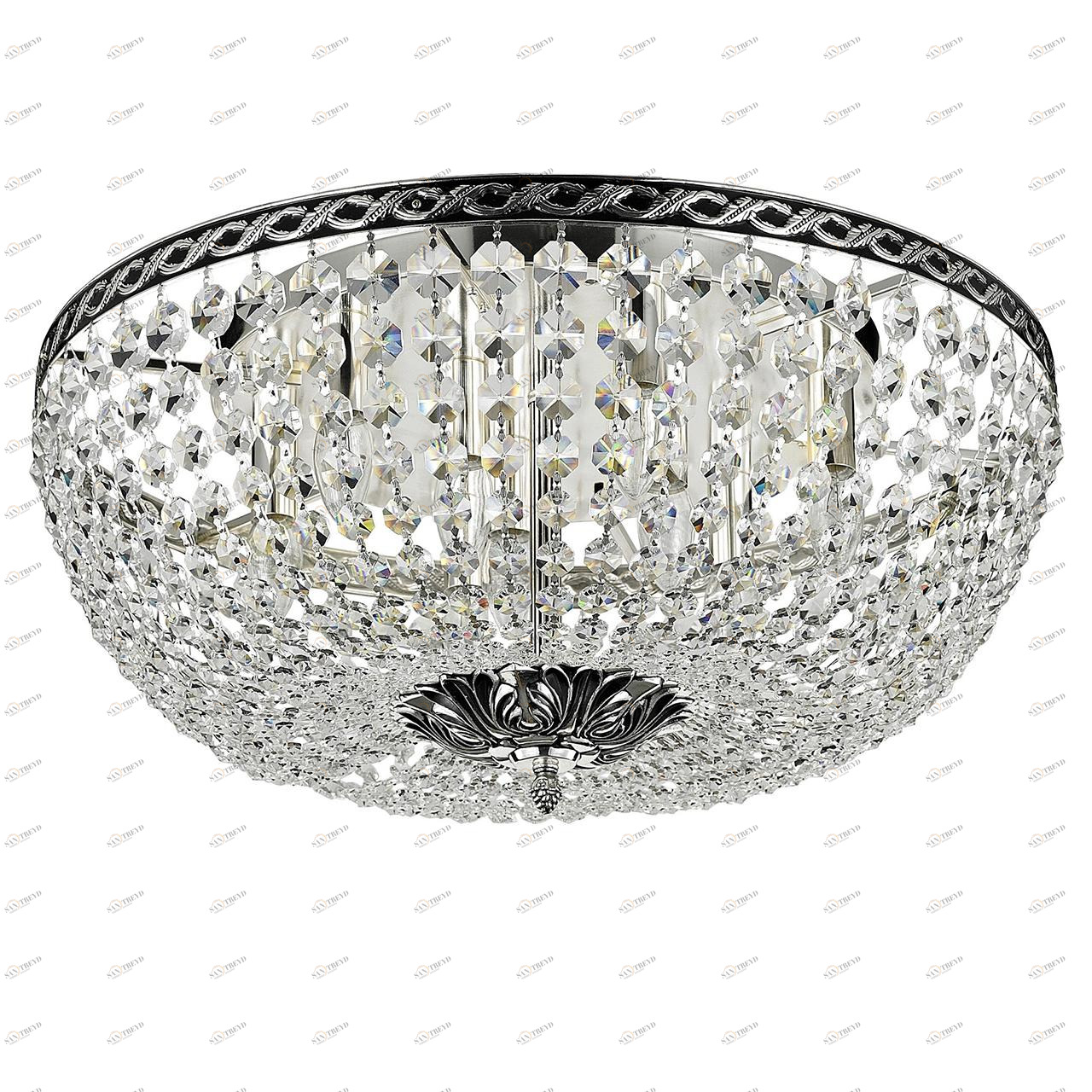 Потолочный светильник Donolux Palazzo C черный/хром DONOLUX PALAZZO 073841 Прозрачный;серебро