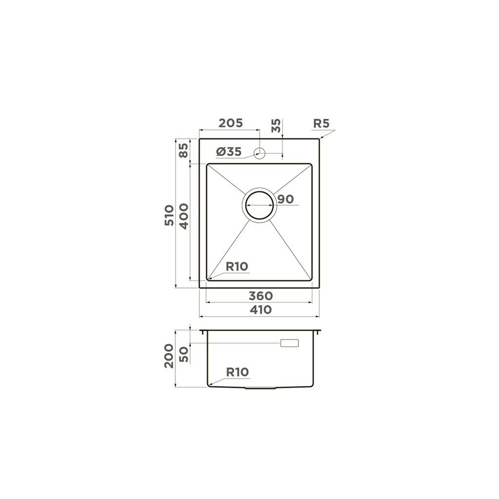 Кухонная мойка Akisame 41 IN OMOIKIRI 4973056 - Вид №4