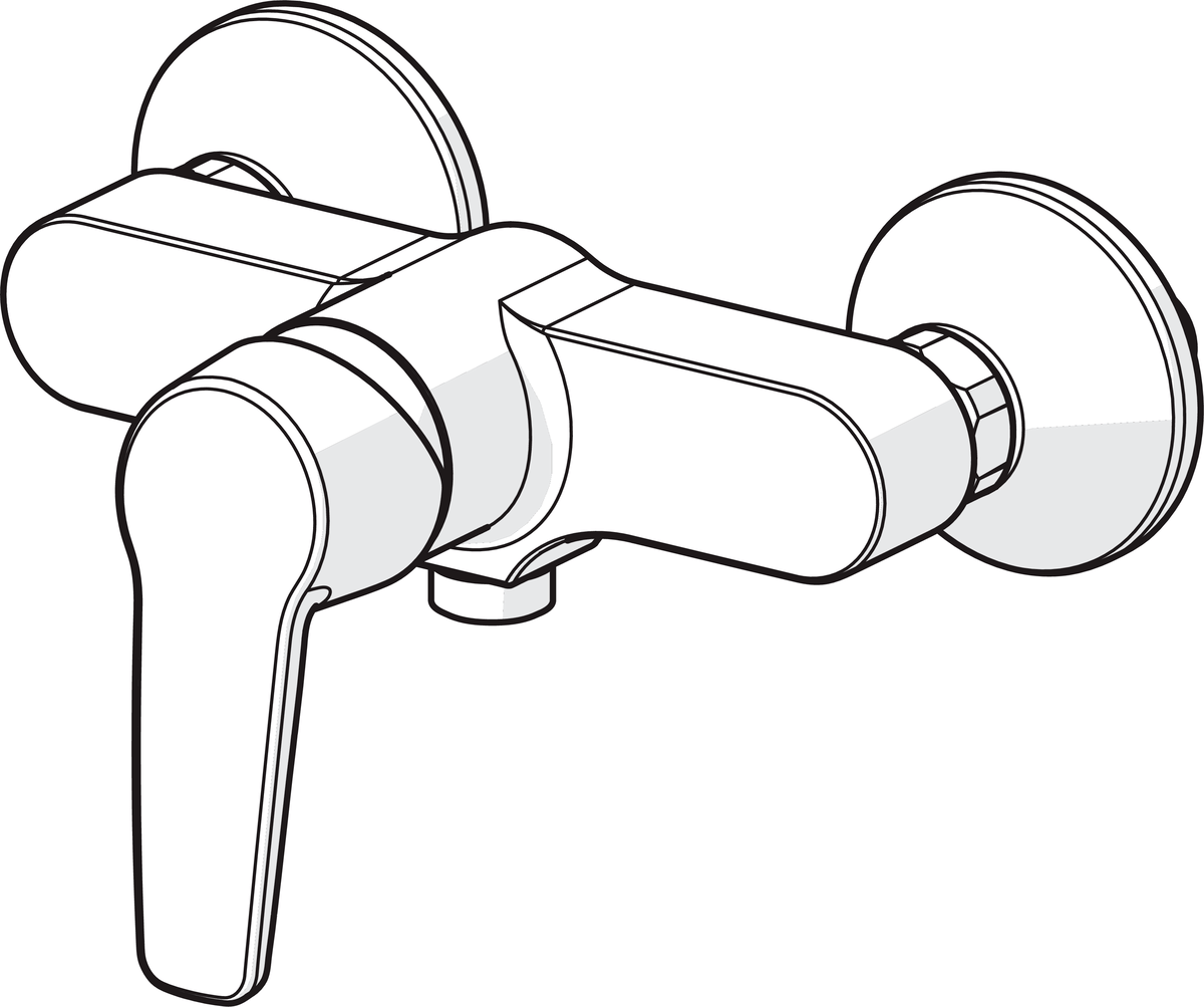 Oras 3963Y Смеситель для душа 3963Y Saga Хром  - Вид №2