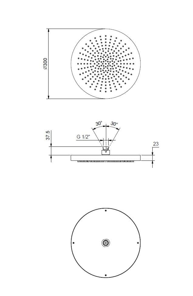 Встраиваемый набор для душа с ручным душем Fantini Rubinetti Sailing ARCH-00106255 - Вид №2