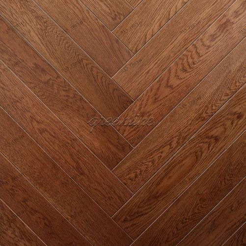 Паркет Ёлка GreenLine Гранада Дуб Натур (Гладкая) 500х125 мм 1900200040