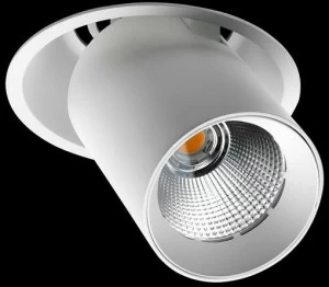 LUNOO Встраиваемый круглый светодиодный точечный светильник из алюминия с порошковым покрытием Varo