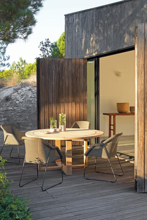 Стул белый шнур 2мм белый Manutti Mood MNST631 - Вид №4