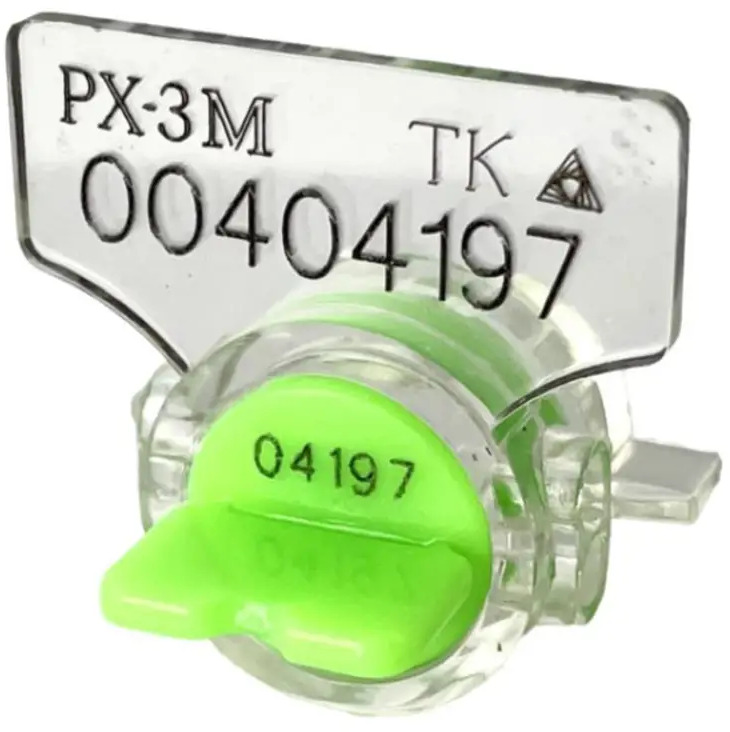 91698004 Пломба роторная ТПК Технологии Контроля РХ-3М (для счётчиков) цвет зелёный 250 шт. STLM-1005598