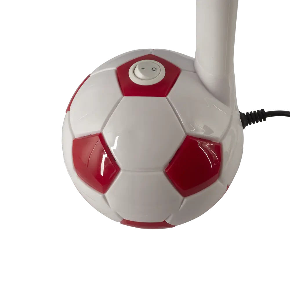 Лампа настольная Мяч E27 40 Вт цвет бело-красный CAMELION STLM-2146148 - Вид №4