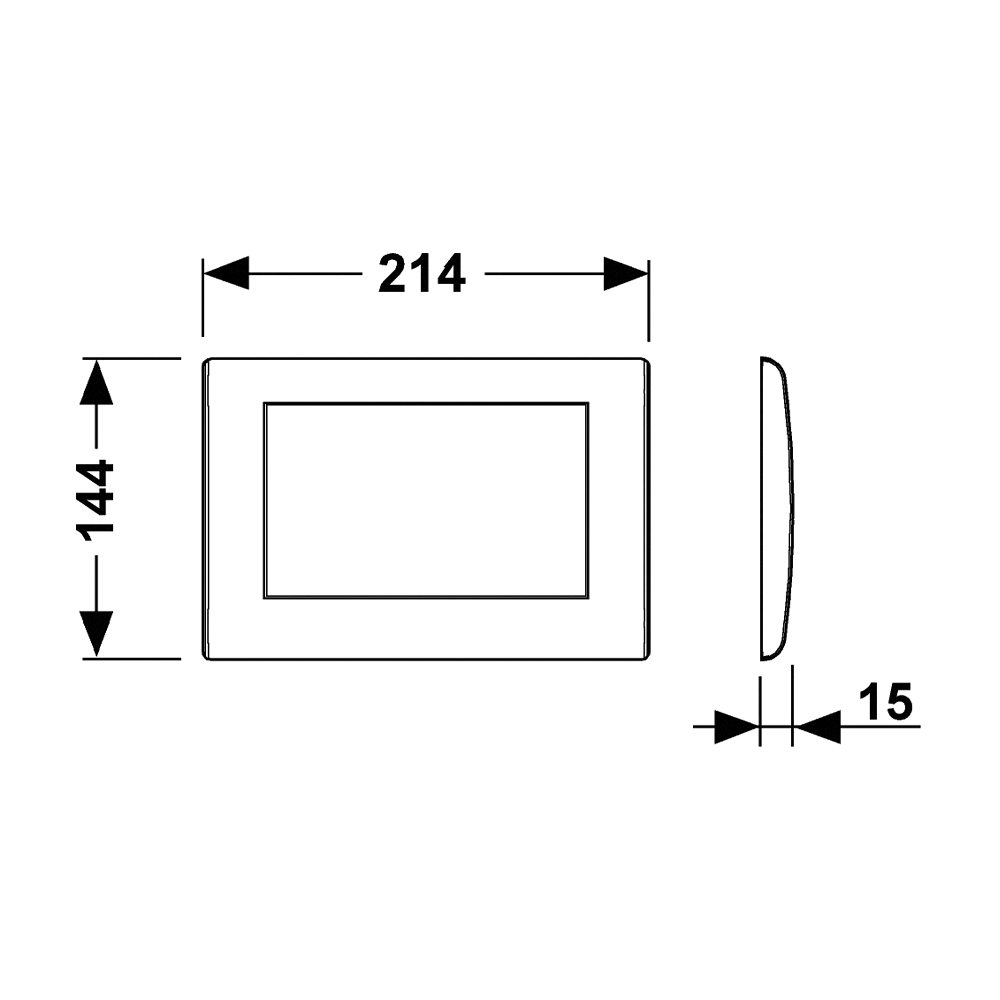 9240314 planus Tece TECEplanus - Вид №1