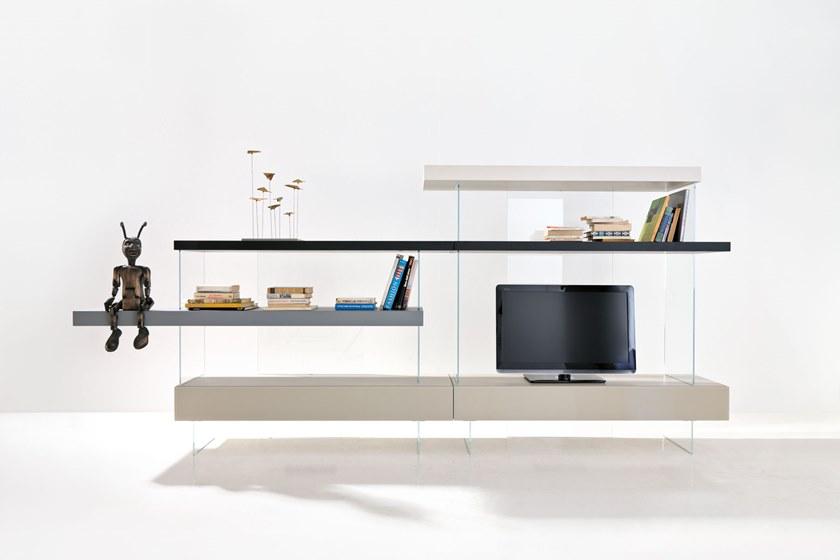 Lago Самонесущая стена из лакированного дерева и стекла Air sun-id-1381627 - Вид №1