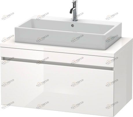 DS531402222 DuraStyle Тумбочка для консоли Белый глянцевый декор Duravit