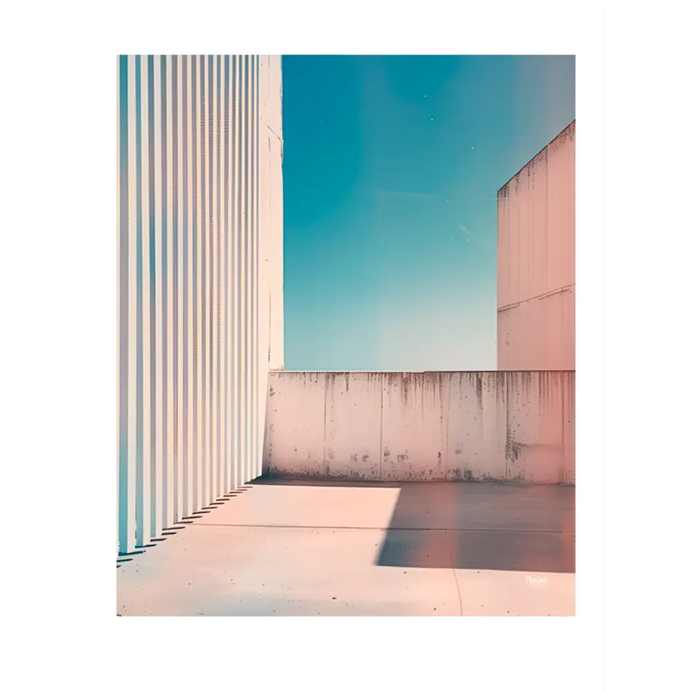 Santreyd Картина «Рассвет на крыше» 40×50 см для современного интерьера 89389415 STLM-1513348