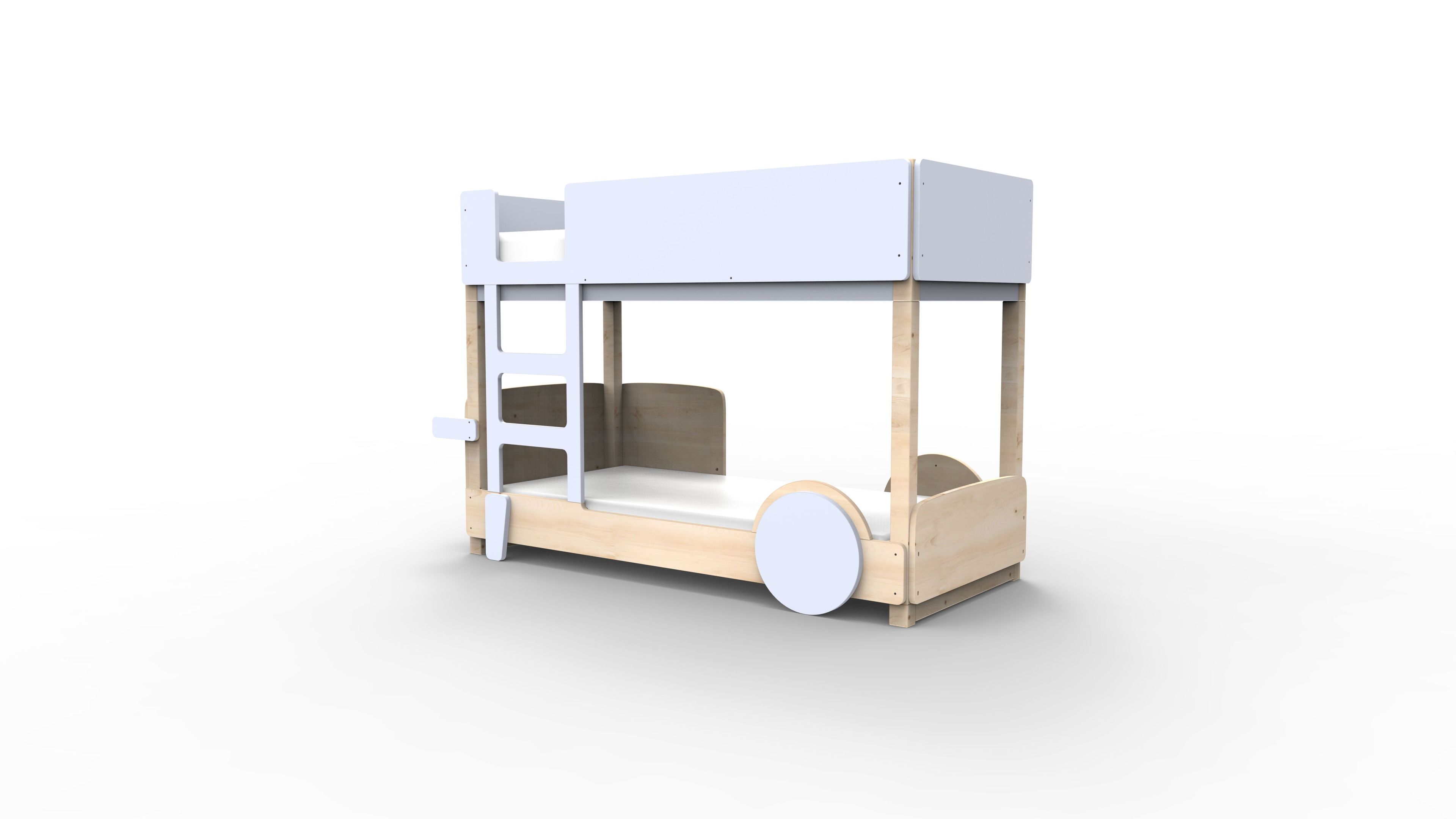 Деревянная двухъярусная кровать Mathy by Bols ARCH-00015757 - Вид №4