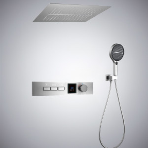 Электронный термостатический набор для душа с душем