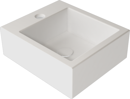 SQULAV1 Подвесная раковина настенная GSG CERAMIC SQUARE