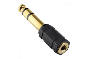 16461000 Переходник Jack 6.35 мм вилка - Jack 3.5 мм розетка, стерео-аудио A7023 30013063 Perfeo