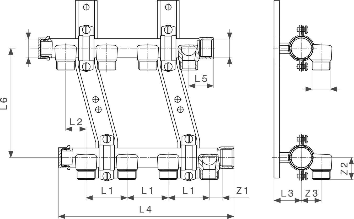 113 674 Модель 2005 Трубопроводные системы  Pexfit Pro  Коллекторы Santreyd  - Вид №4