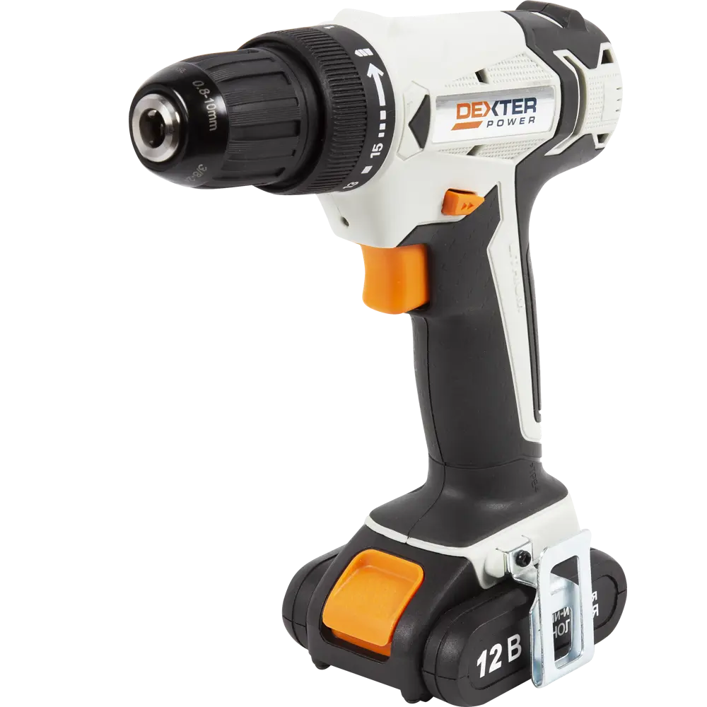 Дрель-шуруповерт аккумуляторная Dexter Power CDT112LD.4, 12 В Li-ion 2 Ач STLM-2029573
