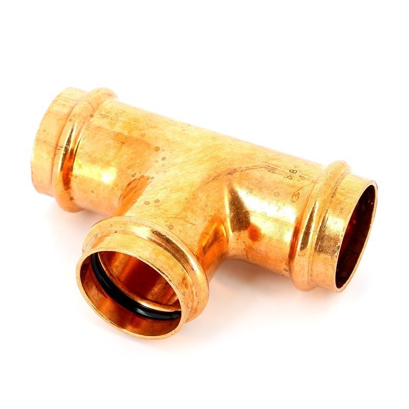 Тройник пресс 42 медный IBP P513004242042 - Вид №2
