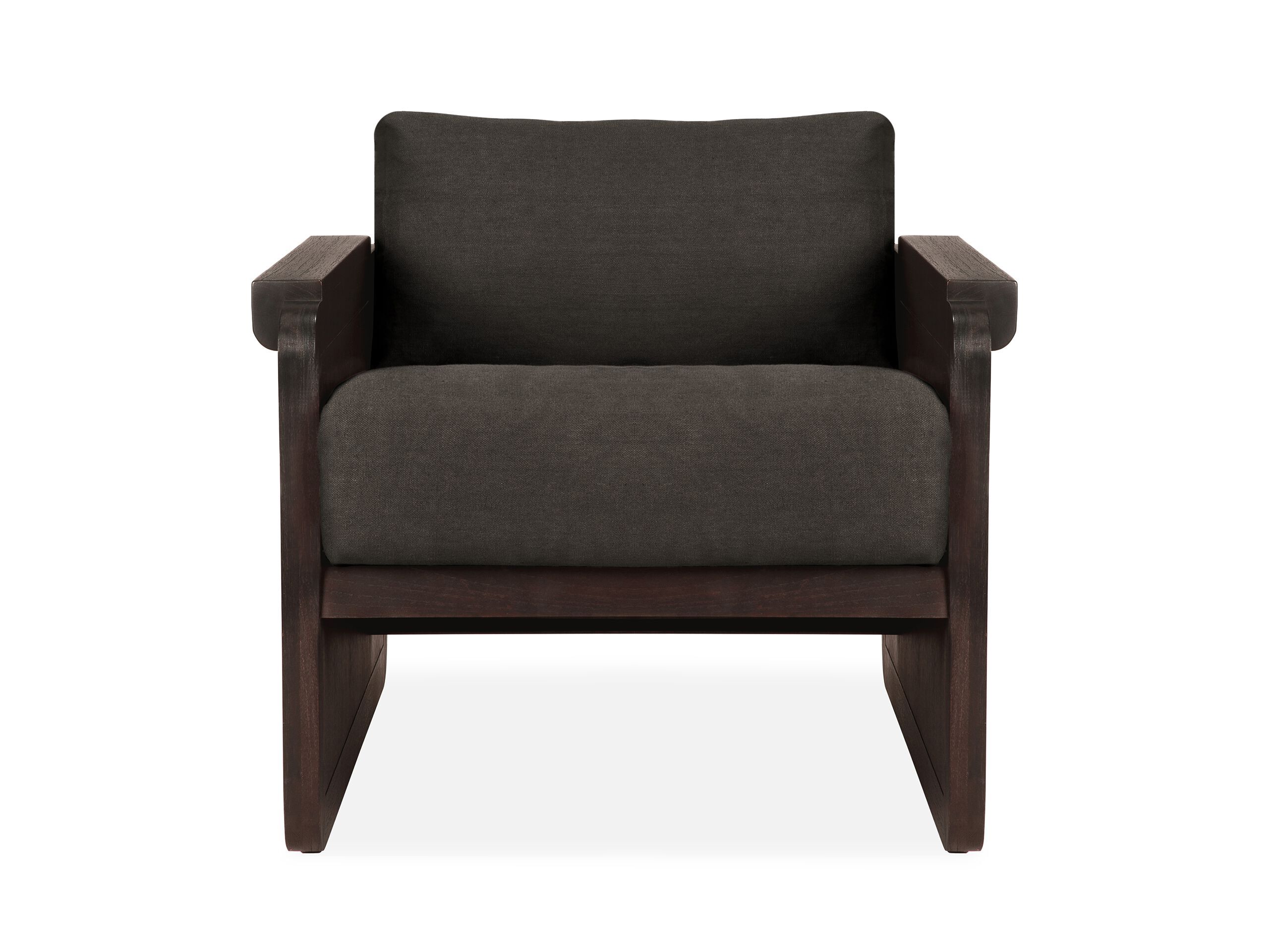 Тканевое кресло с подлокотниками Ethnicraft панель ARCH-00036297 - Вид №1