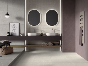 Пол / керамогранит с эффектом цемента