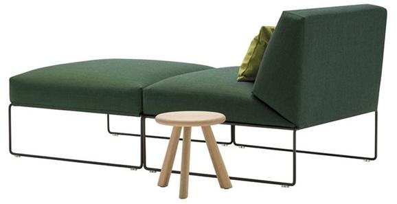 Andreu World Садовая кушетка из мягкой ткани Siesta outdoor Sf4750 / rs4754 - Вид №1