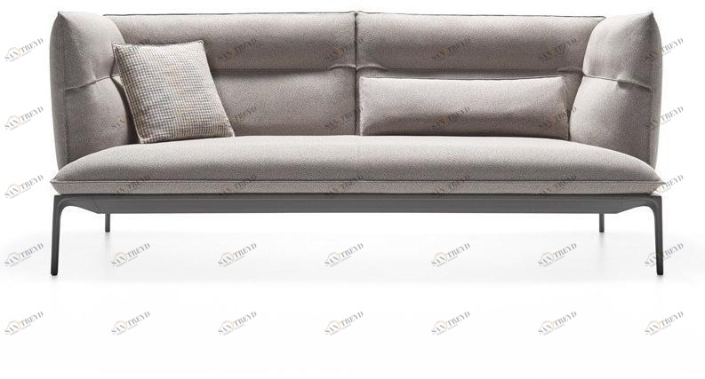 MDF Italia Диван из ткани с высокой спинкой Yale sun-id-1398783