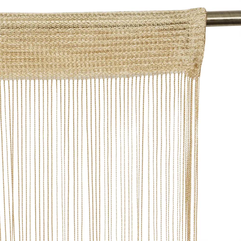 Штора нитяная Inspire 150x280 см однотон цвет золотой STLM-2174017 - Вид №3