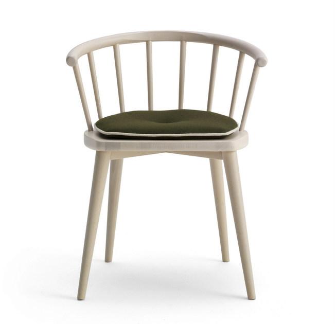Billiani Стул из бука с подлокотниками W. 605 - Вид №1