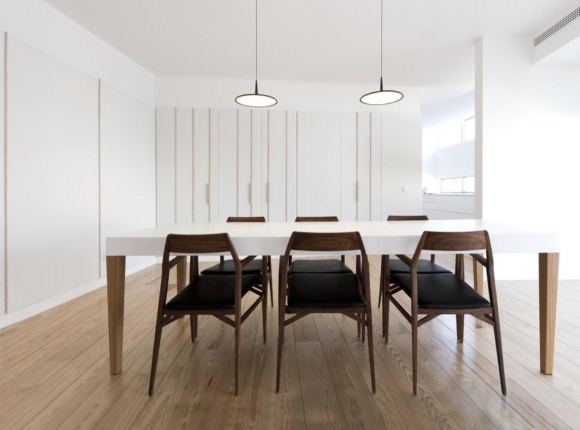 Branca Lisboa Стол из лакированного массива дерева sun-id-1494359 - Вид №3