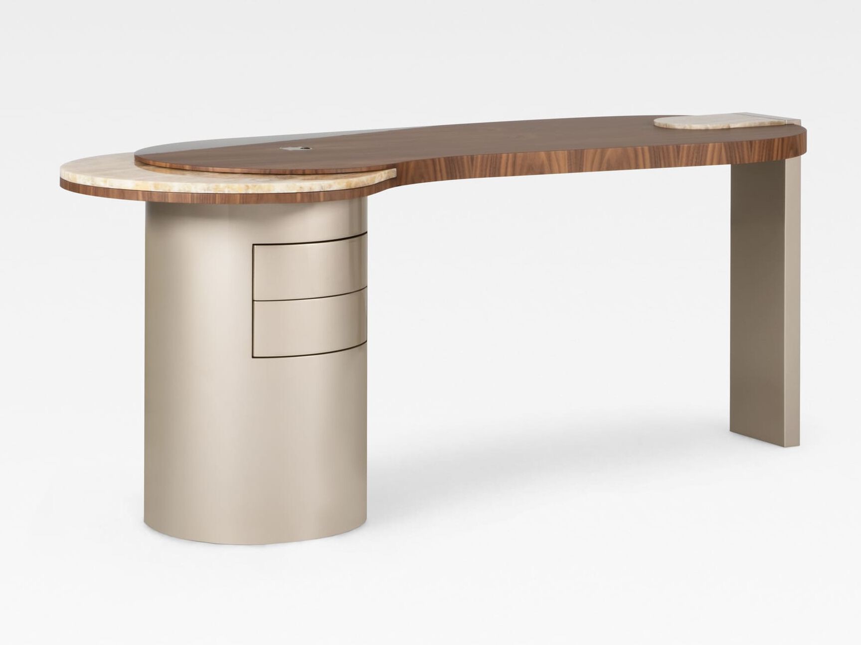 Стол из орехового дерева с ящиками Greenapple Armona ARCH-00116158