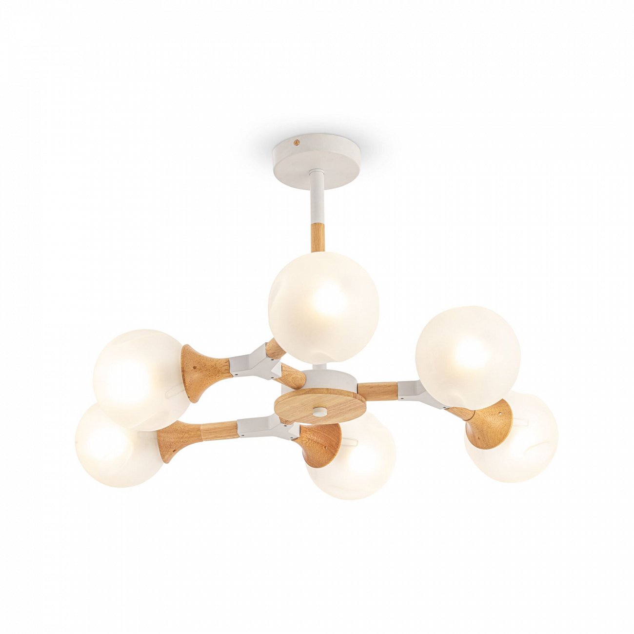 Светильник потолочный на 6 ламп белый Amy FR5105CL-06W FREYA MODERN 00-3957022 Белый - Вид №4