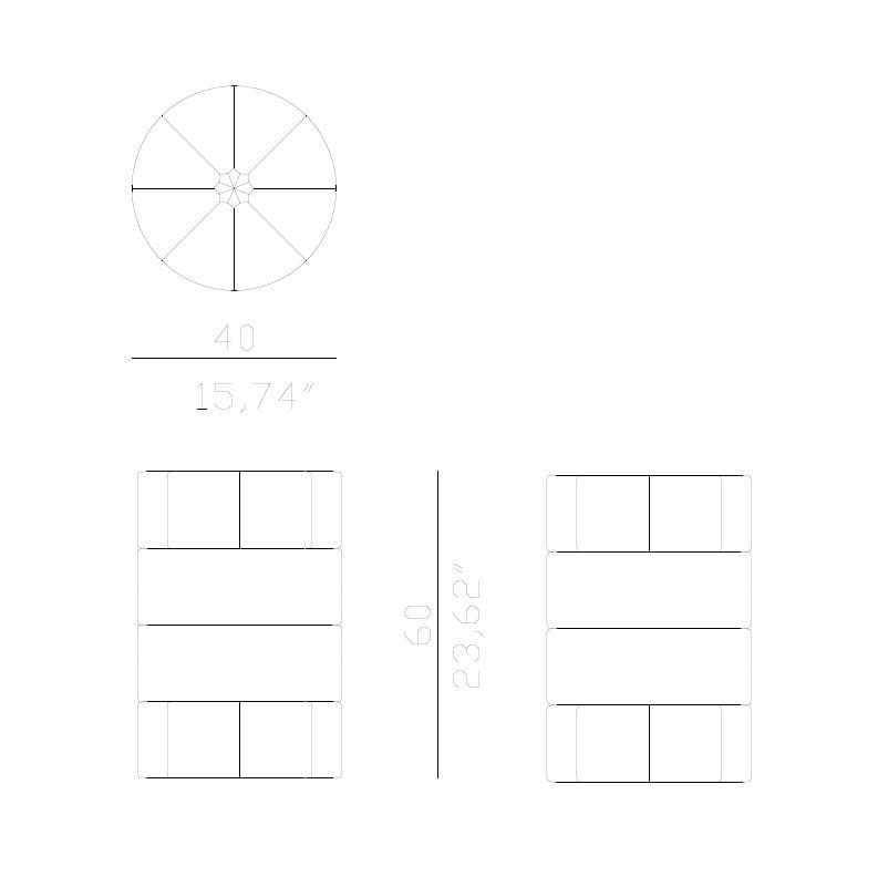 Мраморный журнальный столик Enne LUNA ARCH-00039682 - Вид №11