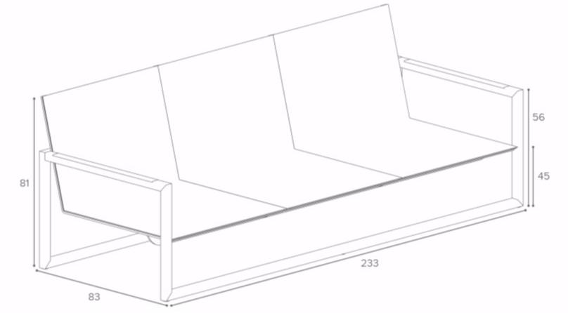 Royal Botania 3-х местный диван batyline® Ninix lounge sun-id-1385812 - Вид №9