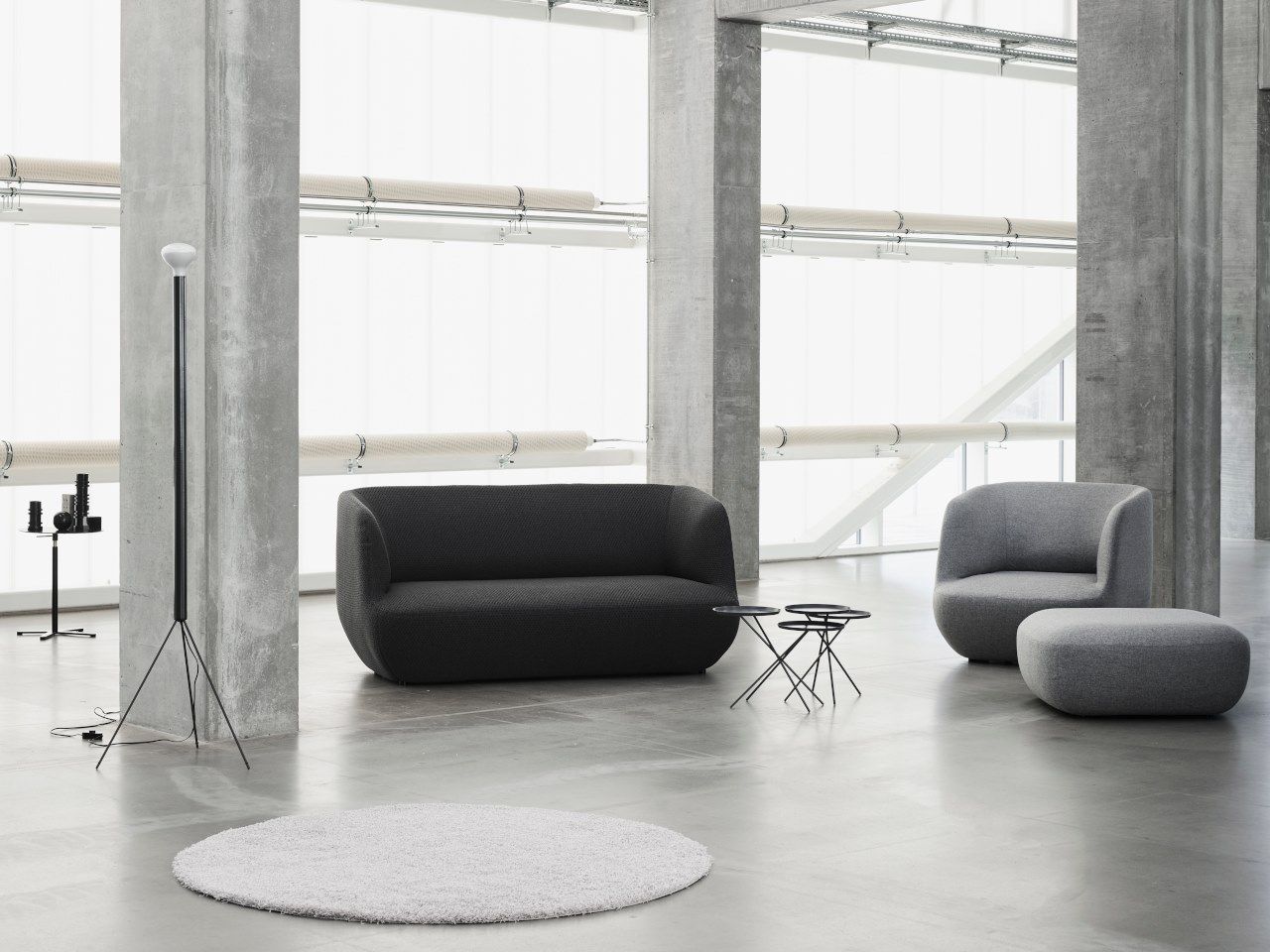 Прямоугольный пуф из ткани SOFTLINE глина ARCH-00016948 - Вид №3