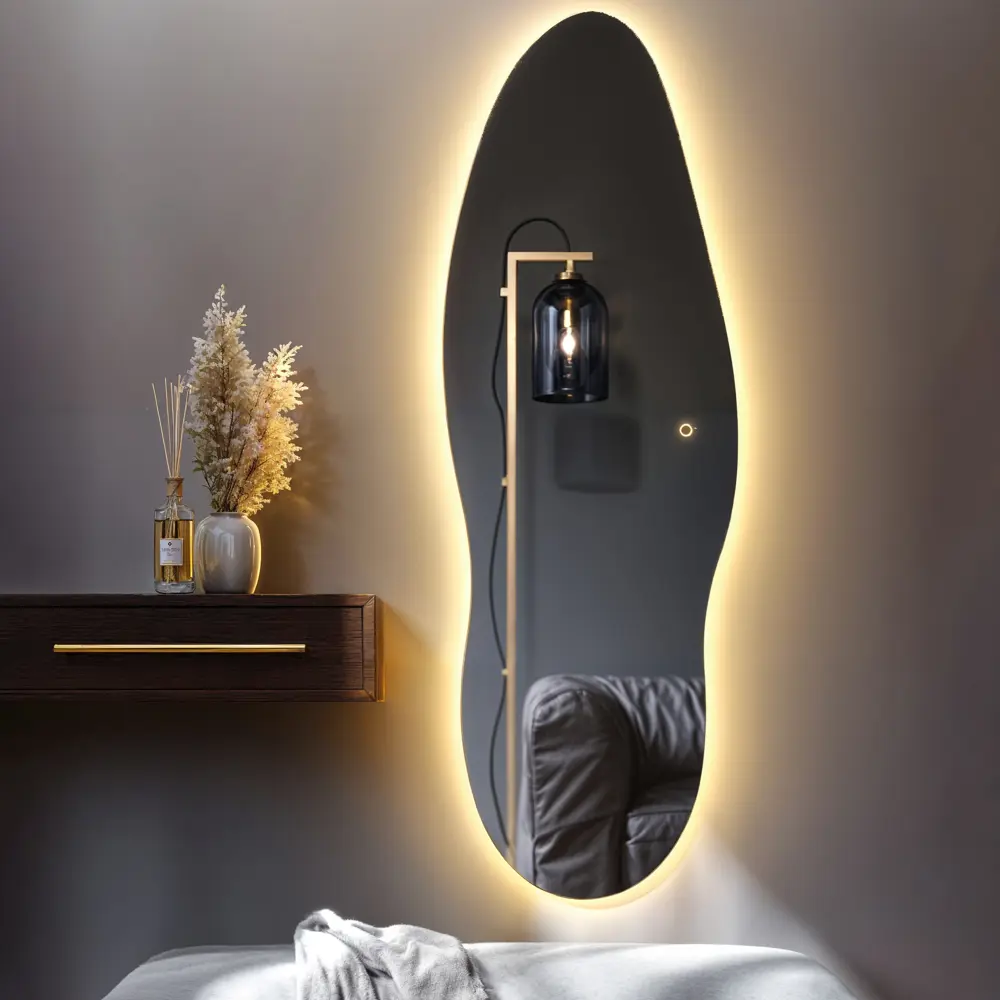 Интерьерное зеркало Bio фигурное 40×120 см с подсветкой 89438721 Santreyd STLM-1581564