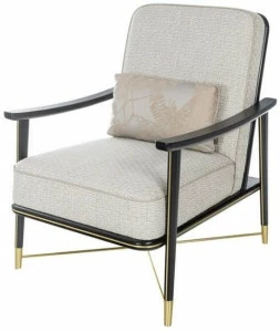 FRATO Кресло из ткани с подлокотниками Brasilia Fup010037aah