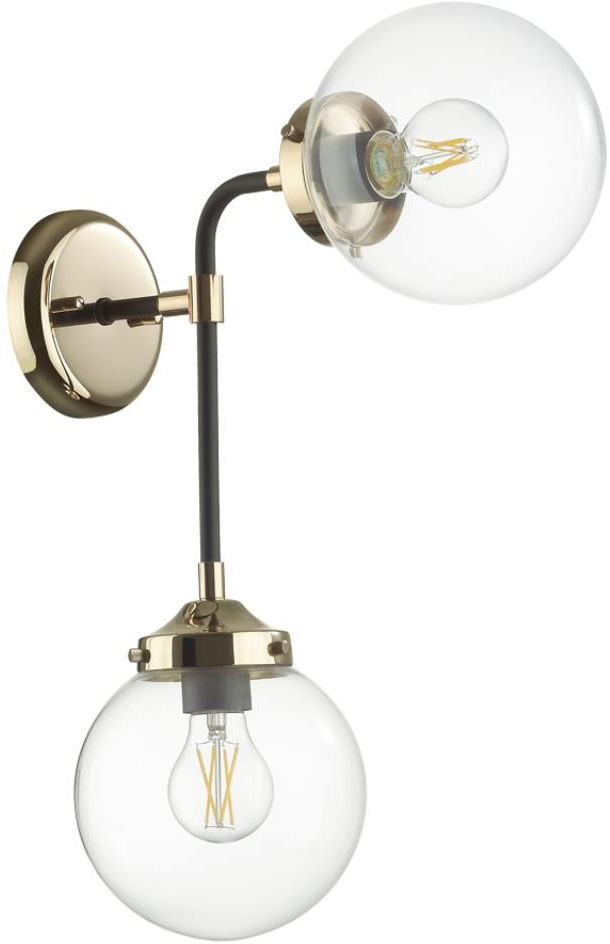 90324173 Настенный светильник 4971/2W PRIAMA цвет черный STLM-0184551 ODEON LIGHT
