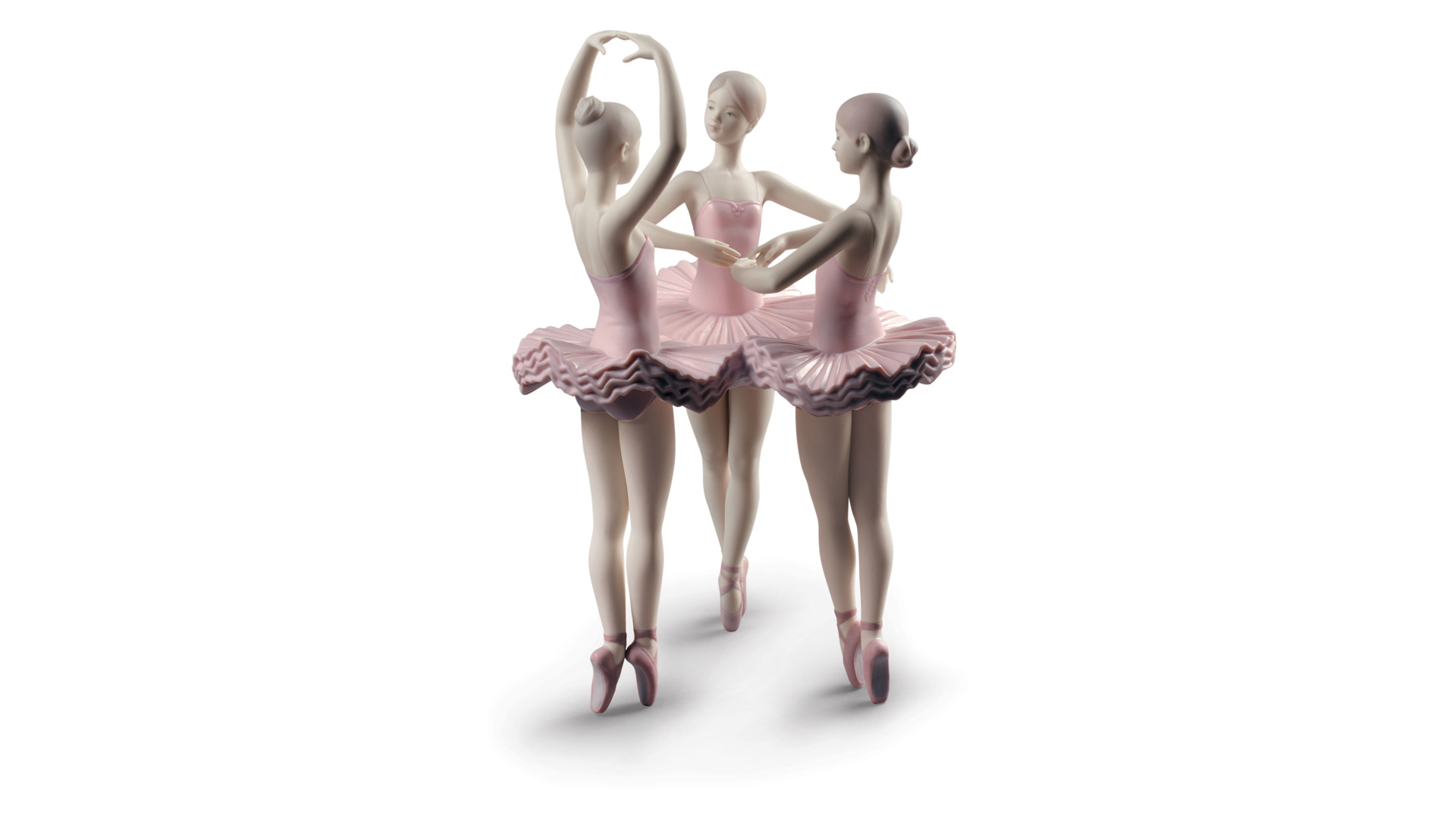 10669081 LLADRO Фигурка Lladro "Балерины" 18х31см Фарфор Lladró  - Вид №1