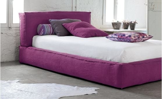 Односпальная кровать с мягким изголовьем Twils ACADEMY PIUMA ARCH-00121443 - Вид №1