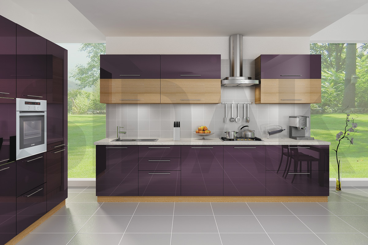 Фасады для кухни Модерн Фрезеровка «Модерн» Жасмин ALT14UV SIDAK SIST2797-51 - Вид №1