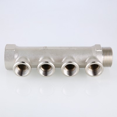 VTc.550.N.0603 Коллектор с внутренней резьбой Valtec 1", 3 х 1/2"  - Вид №8