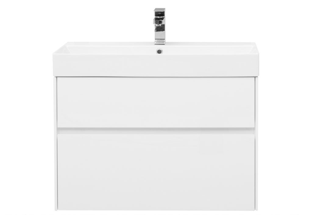 Тумба с раковиной Aquanet Бруклин 85 белый 00203960 - Вид №2