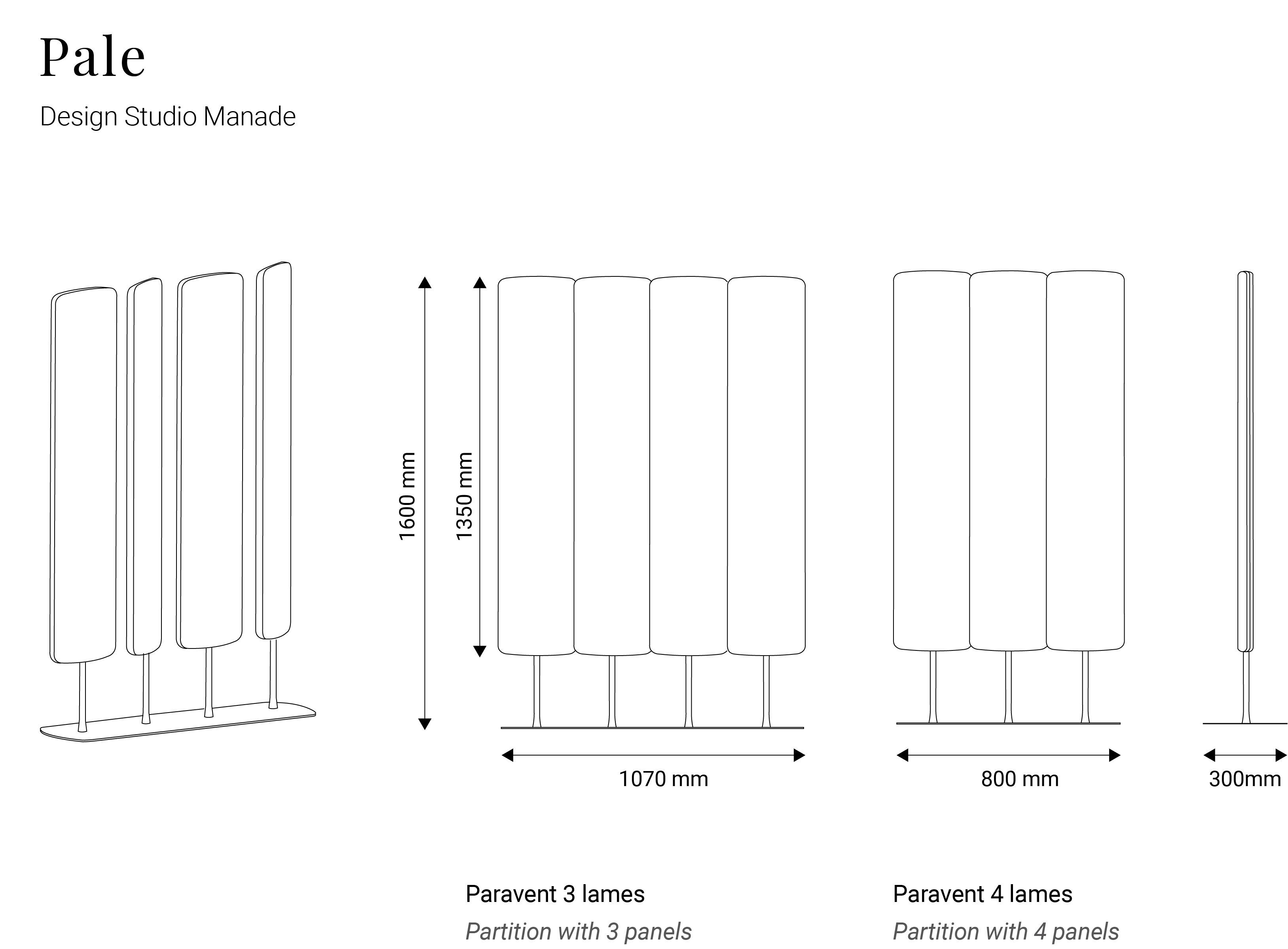 Рециркулированный ПЭТ отдельно стоящий звукопоглощающий офисный перегородка Manade войлок ARCH-00023419 - Вид №2